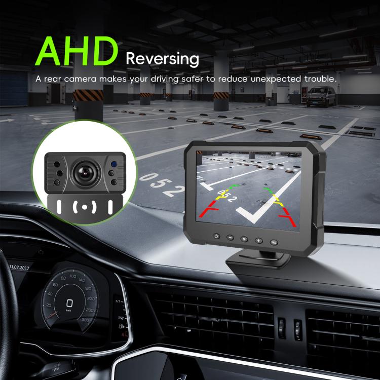 5 inch Digital Wired 1 to 1 Reversing Display Screen Car Central Control Machine Set