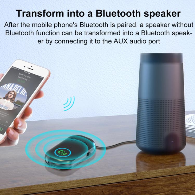 BR08T 2 in 1 Car Bluetooth AUX Receiver Transmitter Bluetooth Audio Adapter