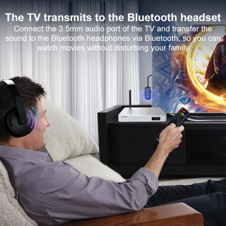 BR08T 2 in 1 Car Bluetooth AUX Receiver Transmitter Bluetooth Audio Adapter