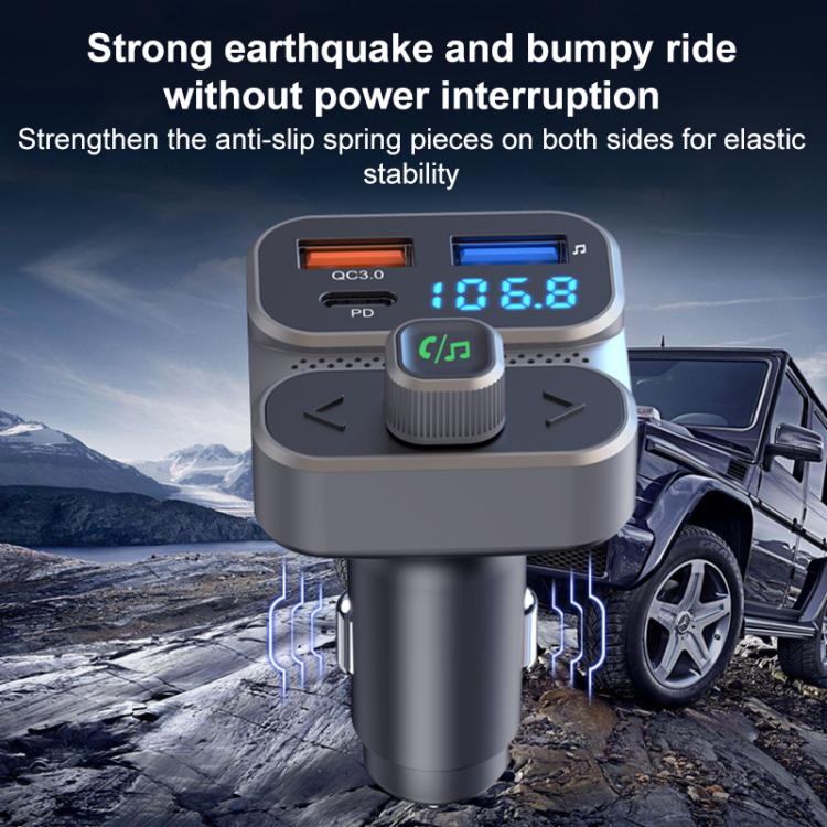 BC95 Car Bluetooth Hands-free Calling PD36W Fast Charging Car Voltage Monitoring