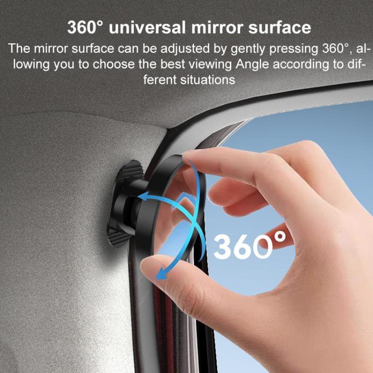 Car Rear Seat Blind Spot Wide-angle Auxiliary Mirror