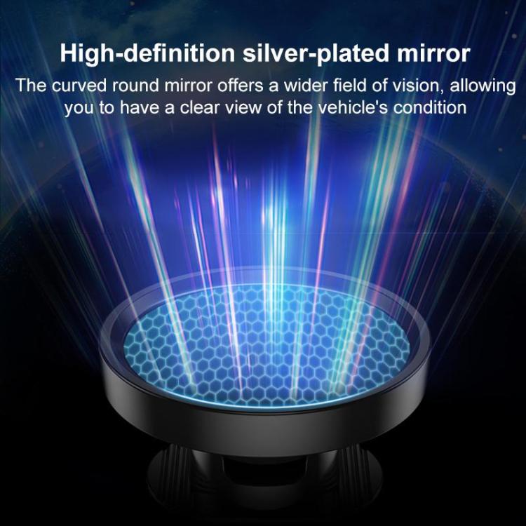 Car Rear Seat Blind Spot Wide-angle Auxiliary Mirror