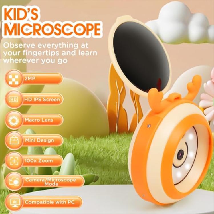 HM020F 2.0 inch IPS Screen Children Digital Electron Microscope