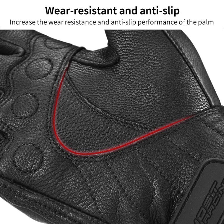 GHOST RACING GR-ST07 Winter Velvet Warm Motorcycle Riding Gloves