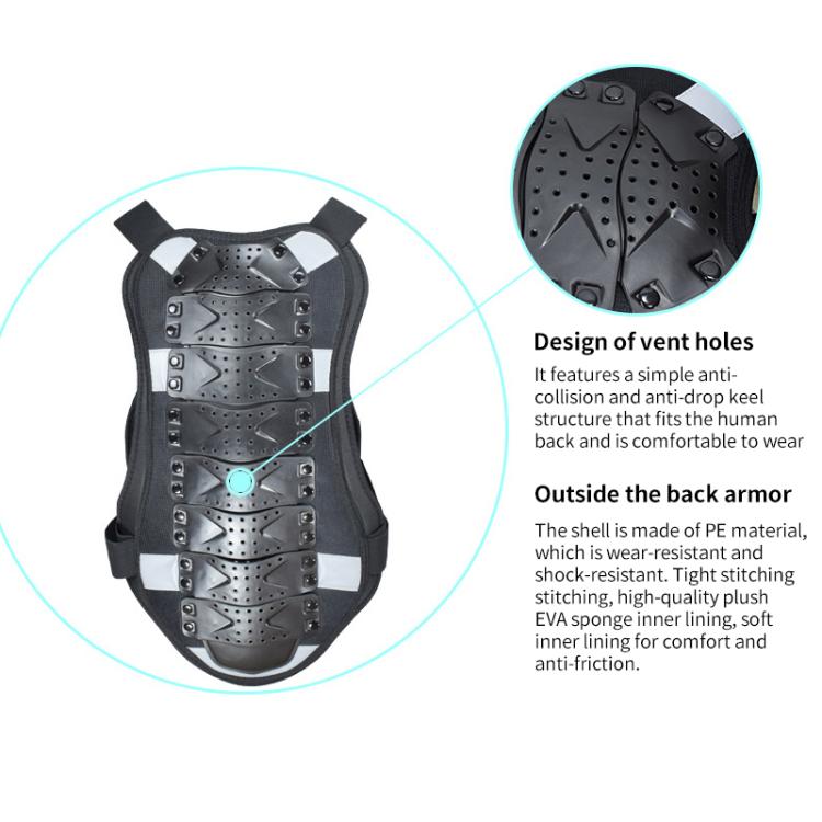 GHOST RACING GH-HJY08 Motorcycle Armor Vest Chest Protector Riding Hard Shell Clothes