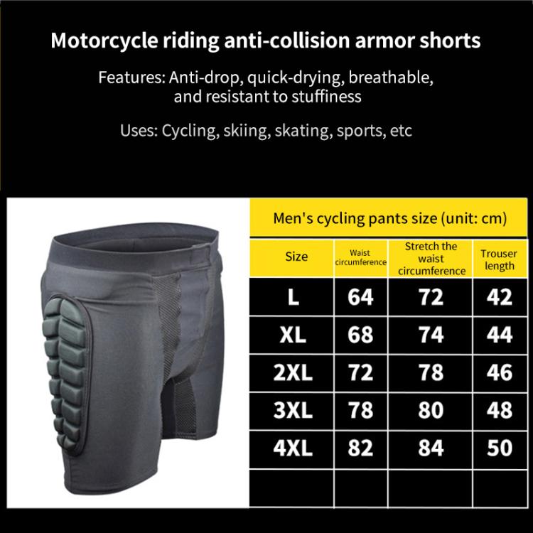 GHOST RACING GH-YW094 Off-road Motorcycle Armor Racing Riding Hip Protector Pants