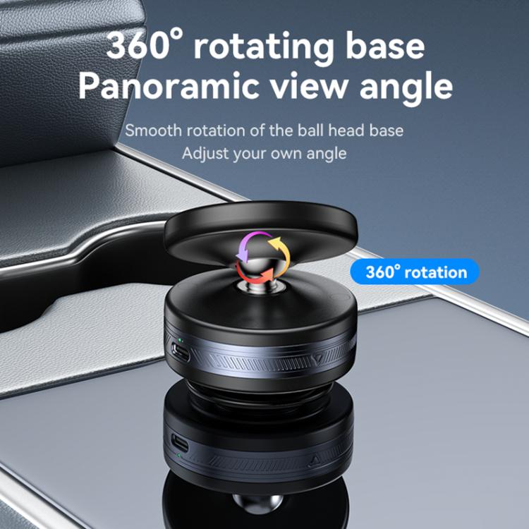 Yesido C224 Electric Vacuum Suction Cup MagSafe Car Mount with 360 Degree Rotating Base