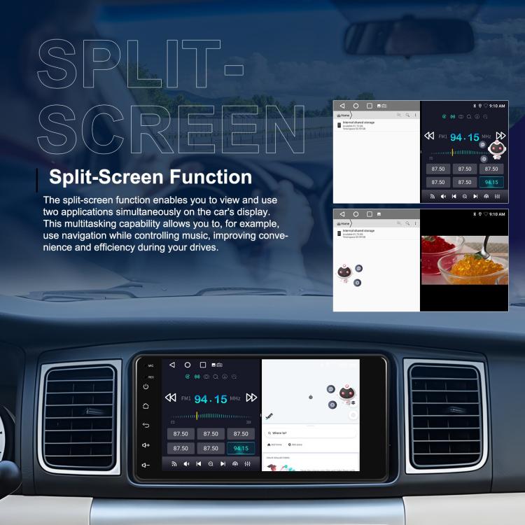 For Toyota COROLLA Android 15 7 inch Wireless CarPlay Car Player Car Central Control Navigation Machine