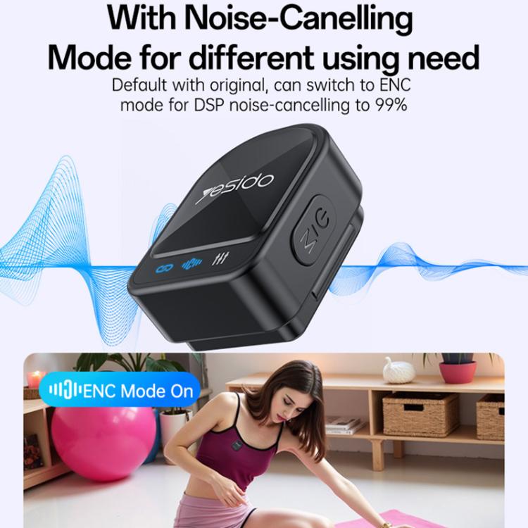 Yesido KR19 2 in 1 Magnetic Button Lavalier Microphone