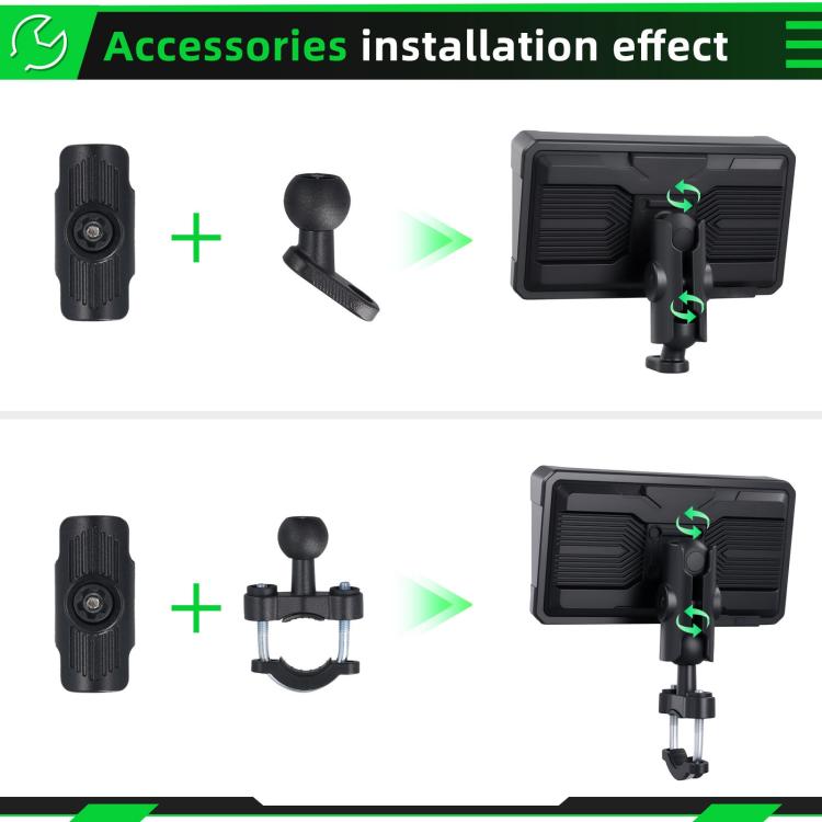 6 inch Motorcycle Wireless CarPlay and Android Auto Display Screen Navigator