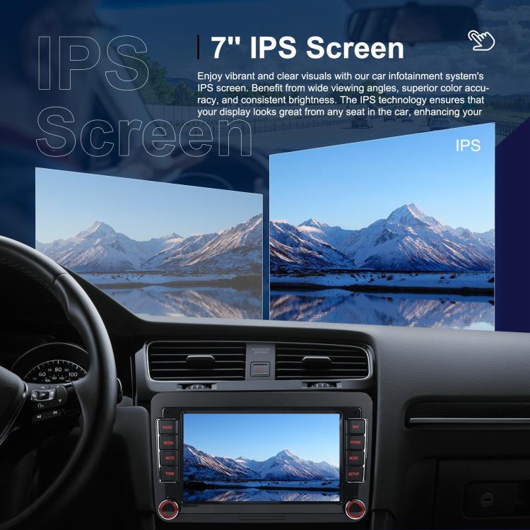 For Volkswagen Android 15 7 inch Horizontal Screen Car Player Car Central Control Navigation