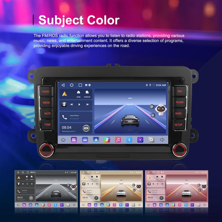 For Volkswagen Android 15 7 inch Horizontal Screen Car Player Car Central Control Navigation