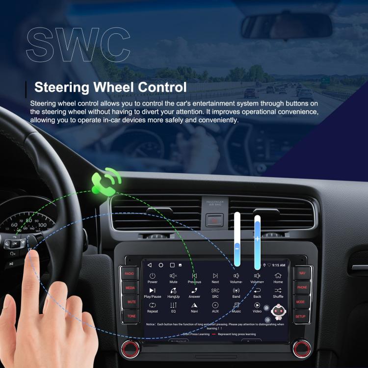 For Volkswagen Android 15 9 inch Screen Car Player Car Central Control Navigation