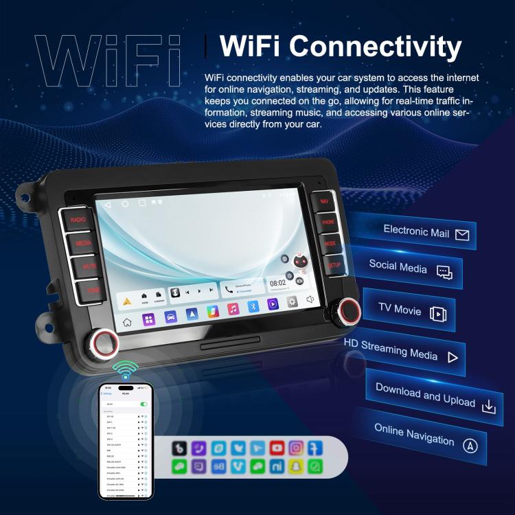 For Volkswagen Android 15 9 inch Screen Car Player Car Central Control Navigation