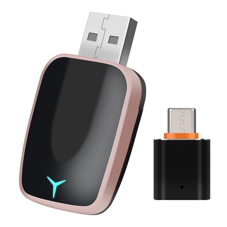 Car CarPlay and Android Auto Wired to Wireless Smart Box Adapter with Type-C Converter