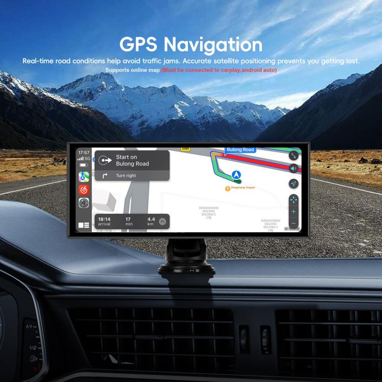 Android 15 2G+32G Car Reversing Display Monitor Screen Without Rear View Camera WiFi Version