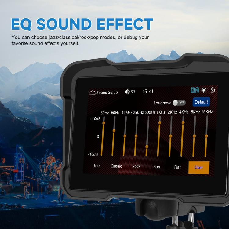 Motorcycle Wireless CarPlay and Android Auto 5 inch HD Screen Waterproof Navigator