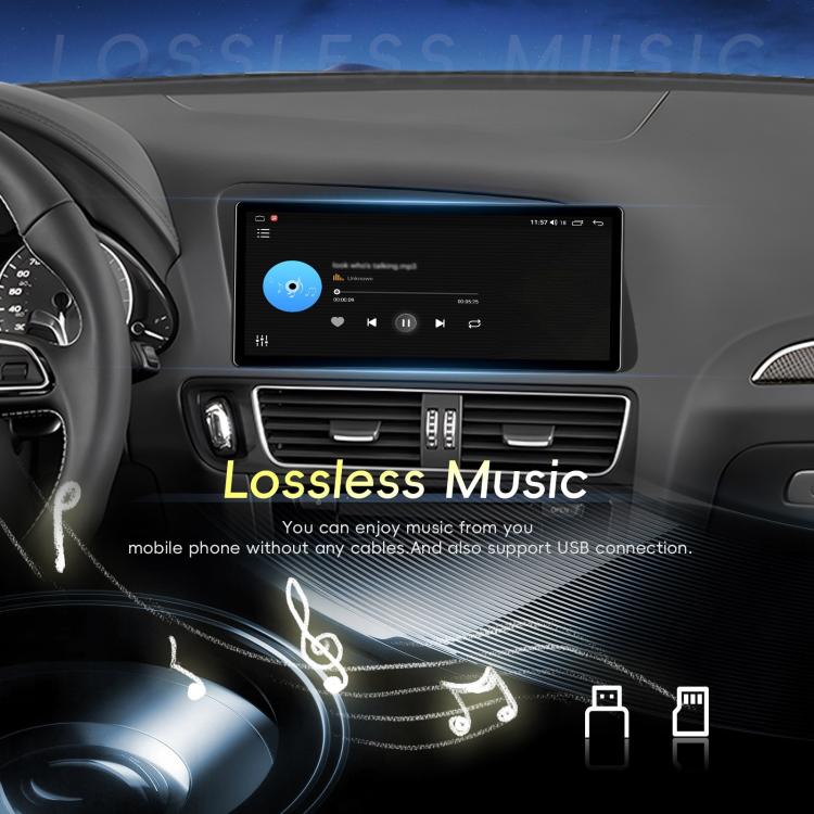 For Audi Q5 2009-2019 Android 15 10.33 inch 2G+64G Car Central Control Audio Video Navigation