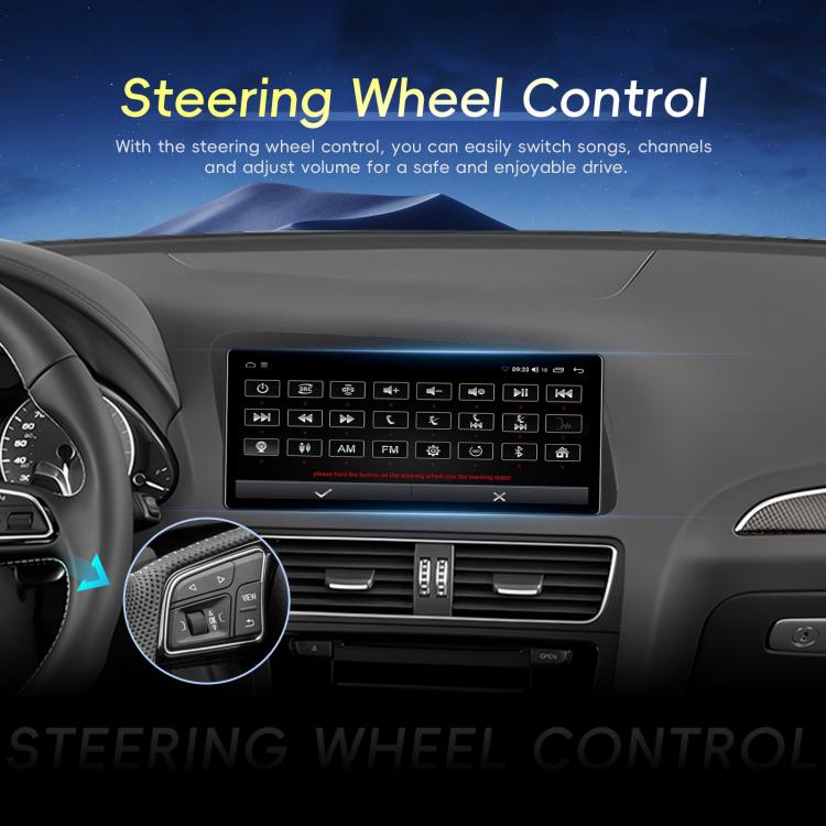 For Audi Q5 2009-2019 Android 15 10.33 inch 2G+64G Car Central Control Audio Video Navigation