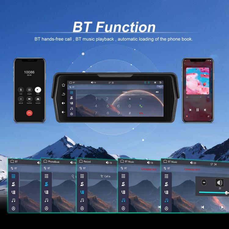Portable Motorcycle Wireless CarPlay and Android Auto 6.86 inch HD Screen Waterproof Navigator