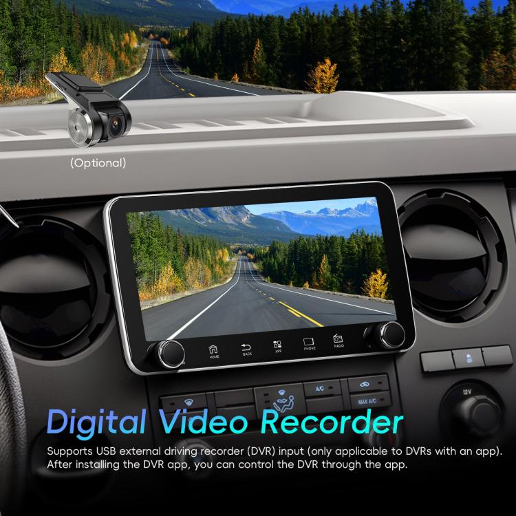 10.36 inch Screen Android 15 Car CarPlay Navigation Integrated Machine with Dual Knob