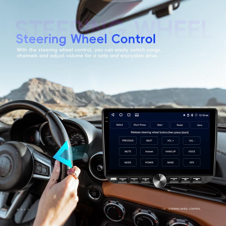 10 inch Screen Android 15 Car Navigation Audio Video Integrated Machine