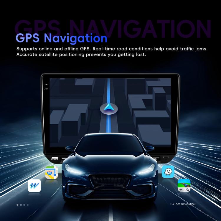 10 inch Screen Android 15 Car Navigation Audio Video Integrated Machine