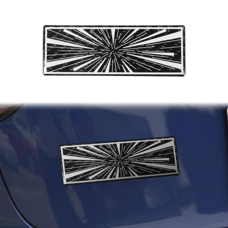 Car Tail Carbon Fiber Decorative Sticker