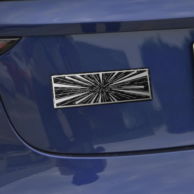 Car Tail Carbon Fiber Decorative Sticker