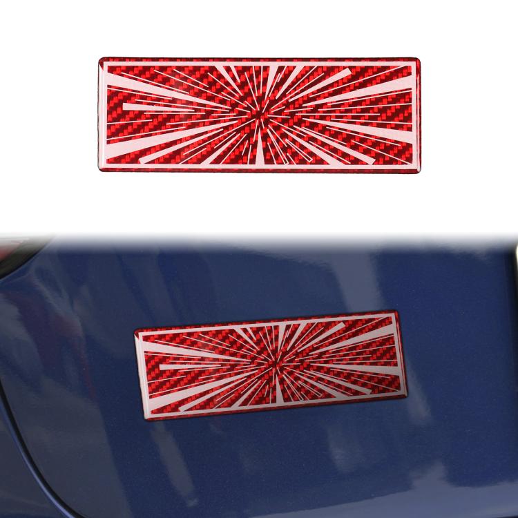 Car Tail Carbon Fiber Decorative Sticker