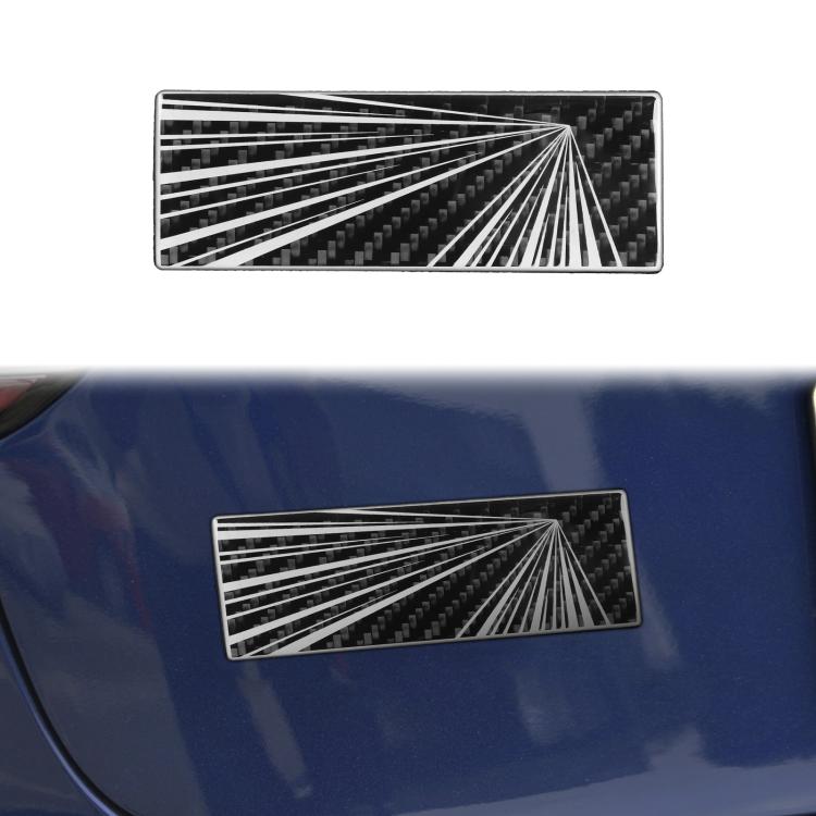 Car Tail Carbon Fiber Decorative Sticker
