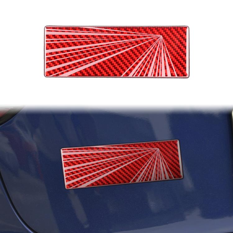 Car Tail Carbon Fiber Decorative Sticker