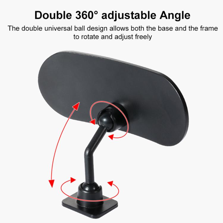 Car Adhesive Type Wide-angle Rearview Auxiliary Mirror