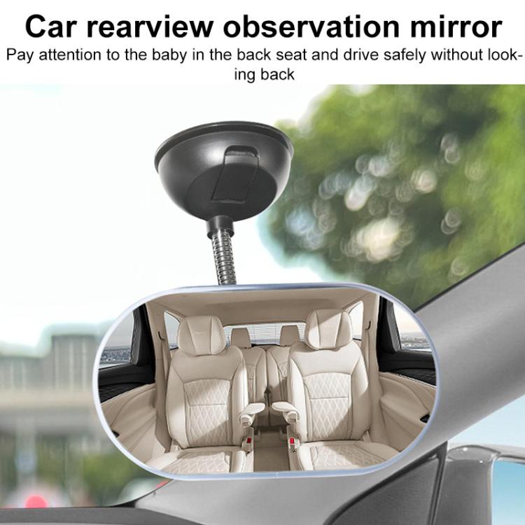 Car Suction Cup Type Wide-angle Rearview Auxiliary Mirror
