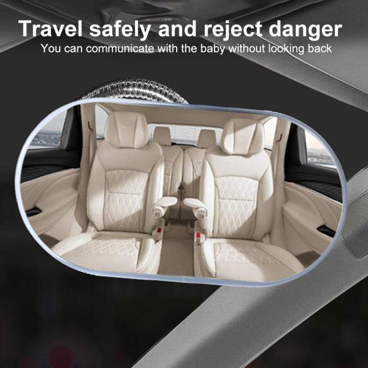 Car Suction Cup Type Wide-angle Rearview Auxiliary Mirror