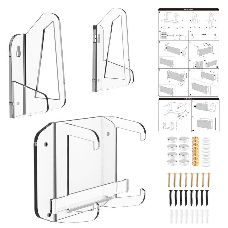 For Starlink Gen 3 Router Acrylic Separable Wall-mounted Bracket
