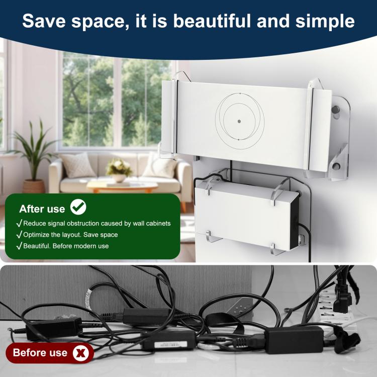 For Starlink Gen 3 Router Acrylic Separable Wall-mounted Bracket