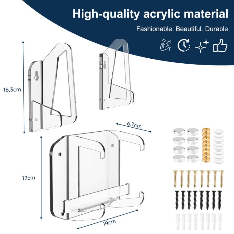 For Starlink Gen 3 Router Acrylic Separable Wall-mounted Bracket
