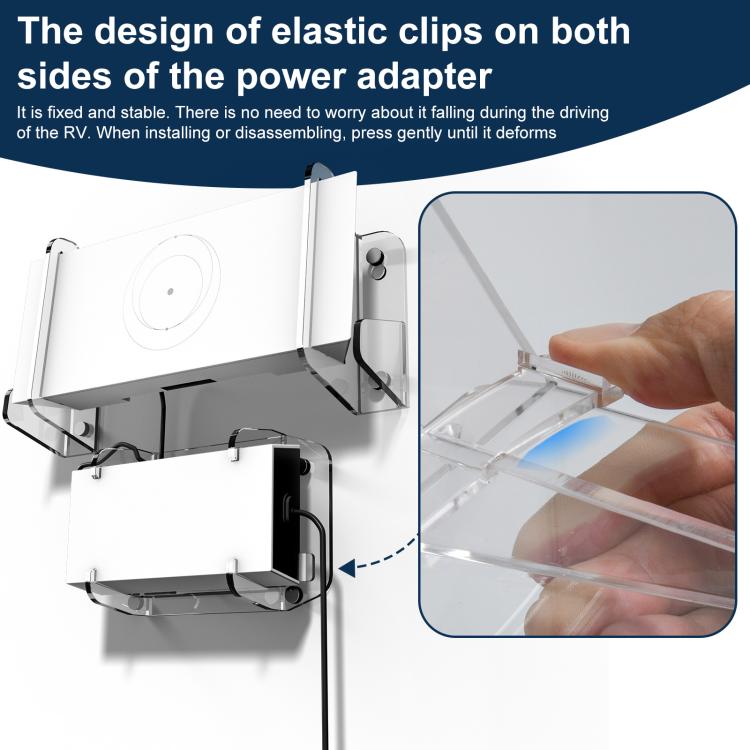 For Starlink Gen 3 Router Acrylic Separable Wall-mounted Bracket