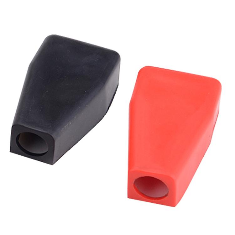 2pcs/Pack Car Battery Wire Terminal Protection Cover Battery Positive Negative Top Post Cap