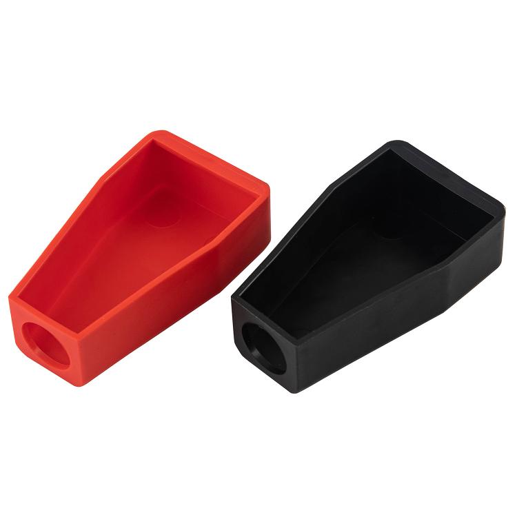 2pcs/Pack Car Battery Wire Terminal Protection Cover Battery Positive Negative Top Post Cap