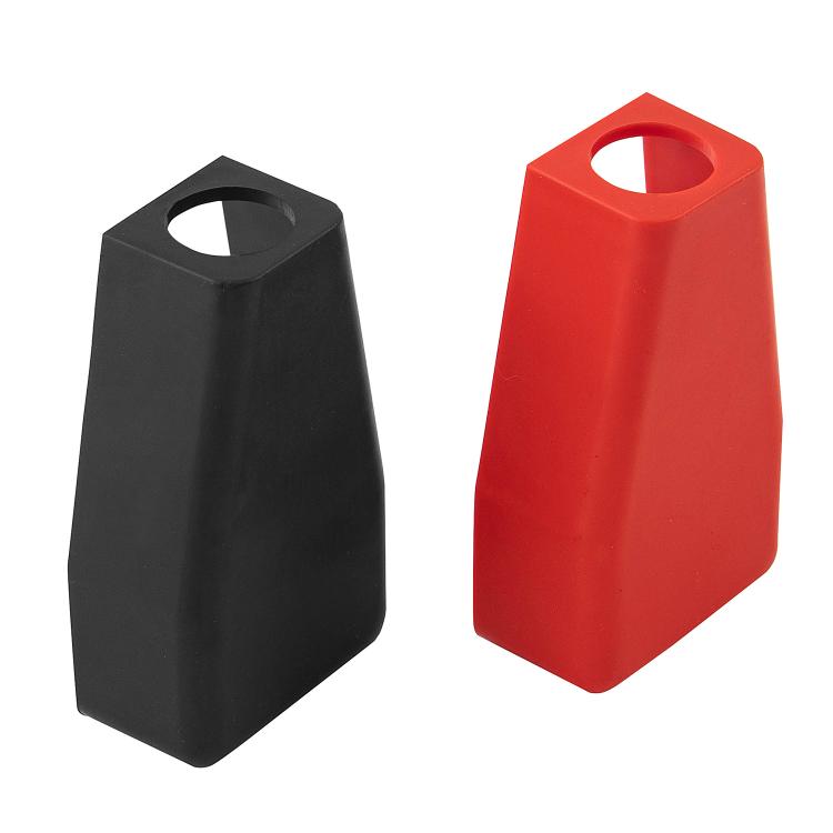 2pcs/Pack Car Battery Wire Terminal Protection Cover Battery Positive Negative Top Post Cap