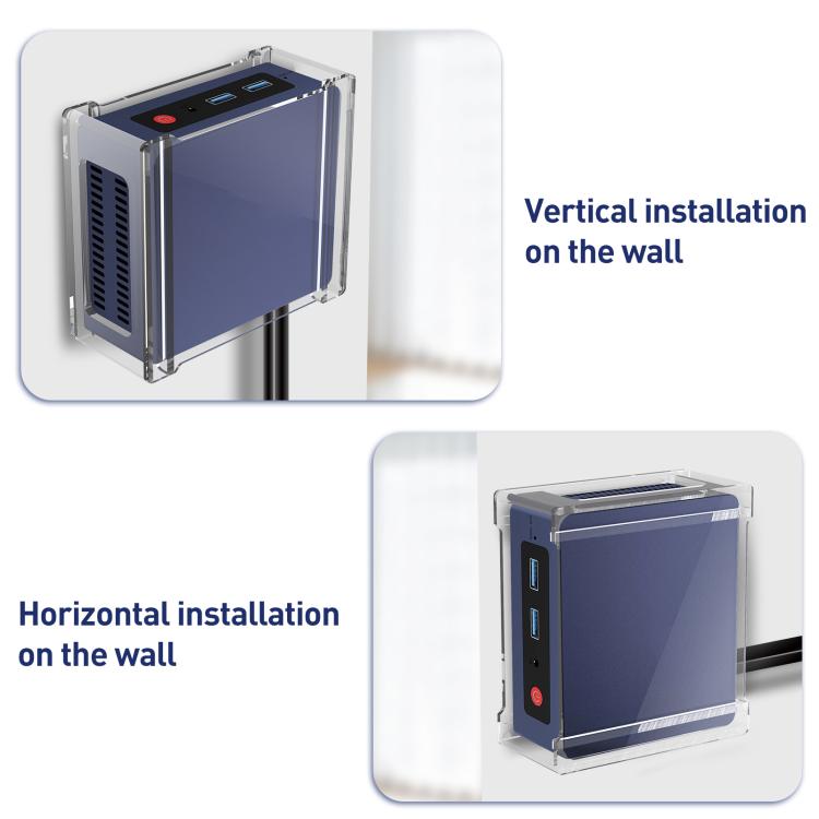 For Beelink S12 Pro Mini PC Desktop Upright Stand