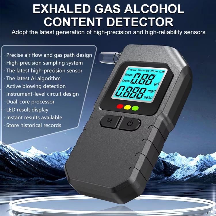 Home Digital Display Blow-type Alcohol Tester Alcohol Detector