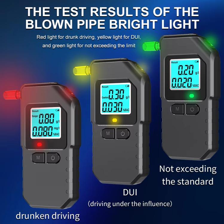 Home Digital Display Blow-type Alcohol Tester Alcohol Detector