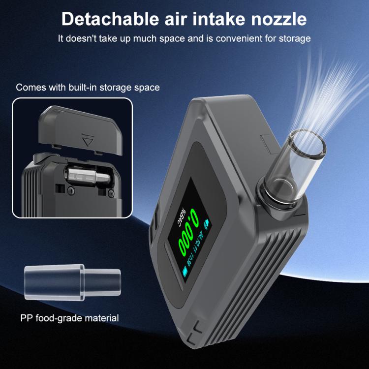 D2000 HD IPS Screen Portable Blow-Type High-Precision Alcohol Content Tester