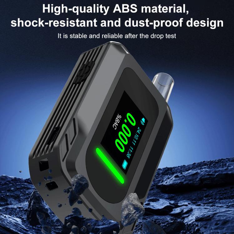 D2000 HD IPS Screen Portable Blow-Type High-Precision Alcohol Content Tester