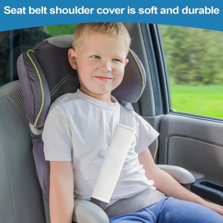 Universal Car Seat Belt Extended Ice Silk Fabric Shoulder Pad Protection Belt