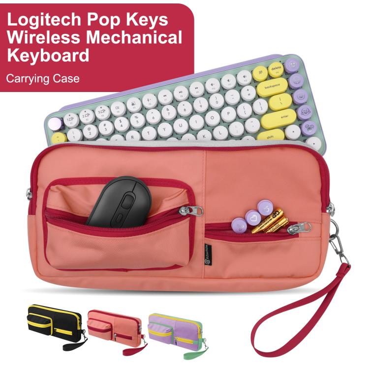 87-Key Universal Mechanical Keyboard Storage Sleeve Bag for Logitech POP Keys