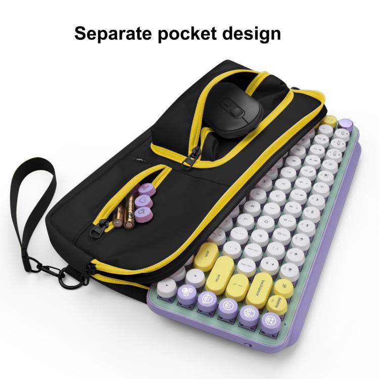 87-Key Universal Mechanical Keyboard Storage Sleeve Bag for Logitech POP Keys